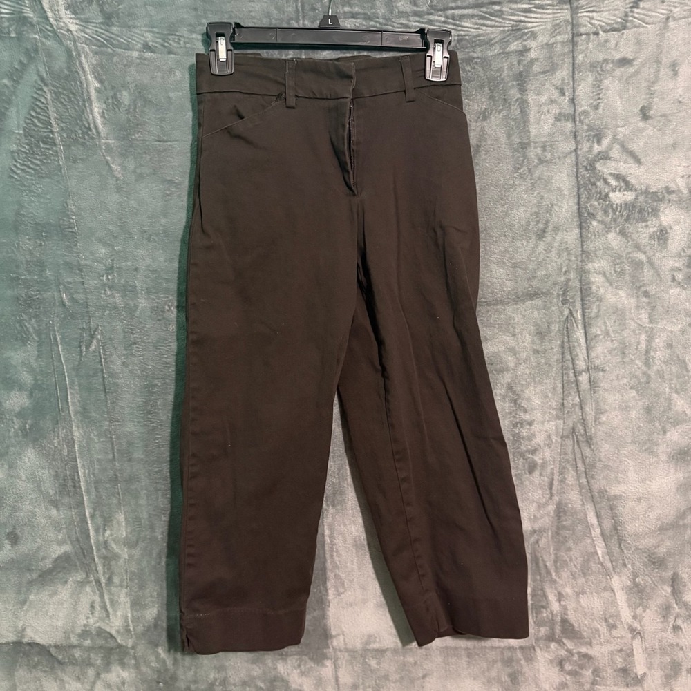 St. John Bay Pants Womens 4 Brown Stretch Dress Pants Work office